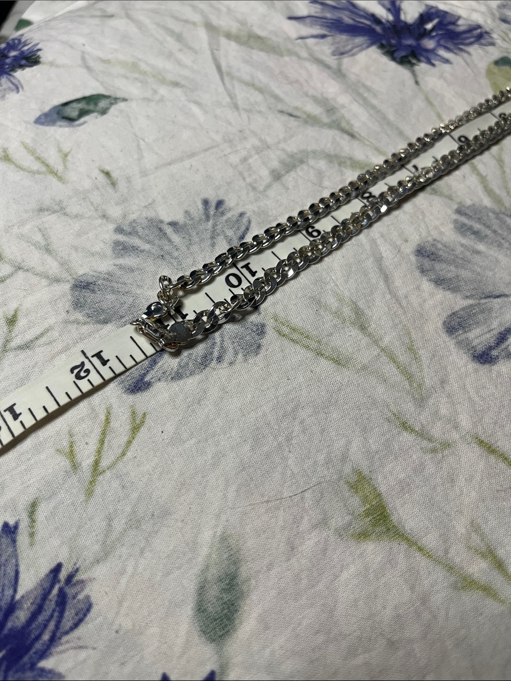 925 Sterling Silver Curb Chain Necklace – 13 Inch Choker ✨